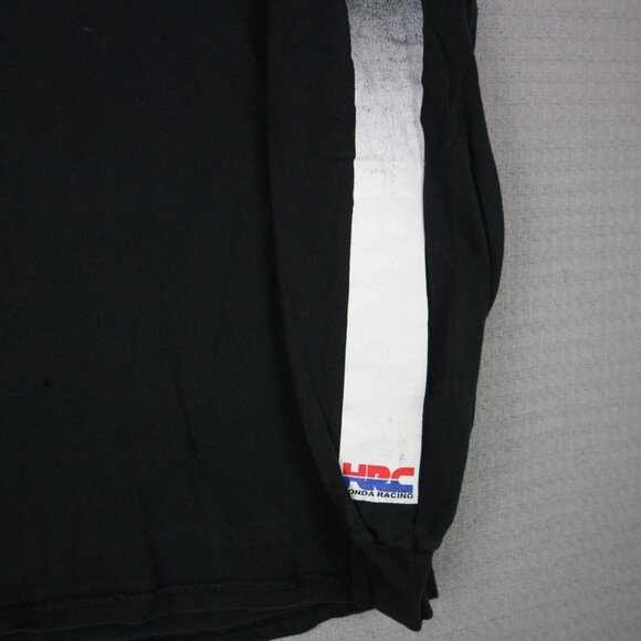 Honda HRC Riverside Racing Longsleeve Vintage Graphic Longsleeve Mens Large - Picture 7 of 8